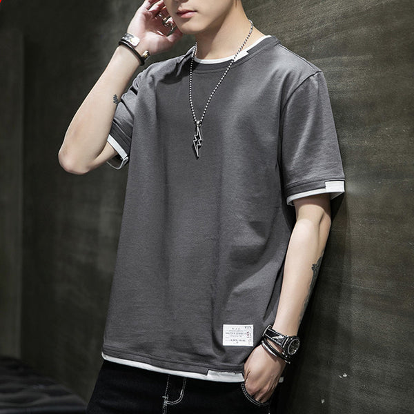 TB Summer Men's Short Sleeve T-Shirt Casual Comfort Essential