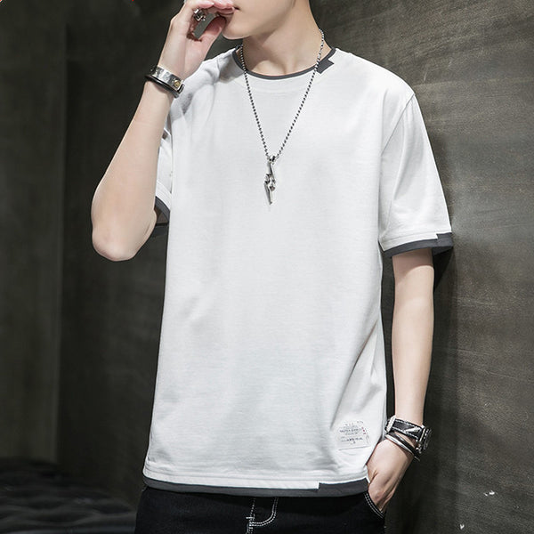 TB Summer Men's Short Sleeve T-Shirt Casual Comfort Essential