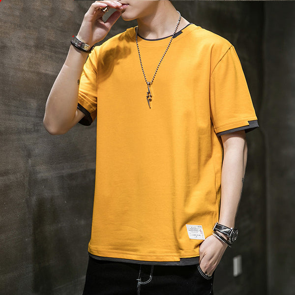 TB Summer Men's Short Sleeve T-Shirt Casual Comfort Essential