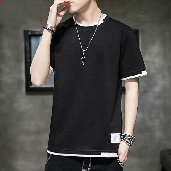 TB Summer Men's Short Sleeve T-Shirt Casual Comfort Essential