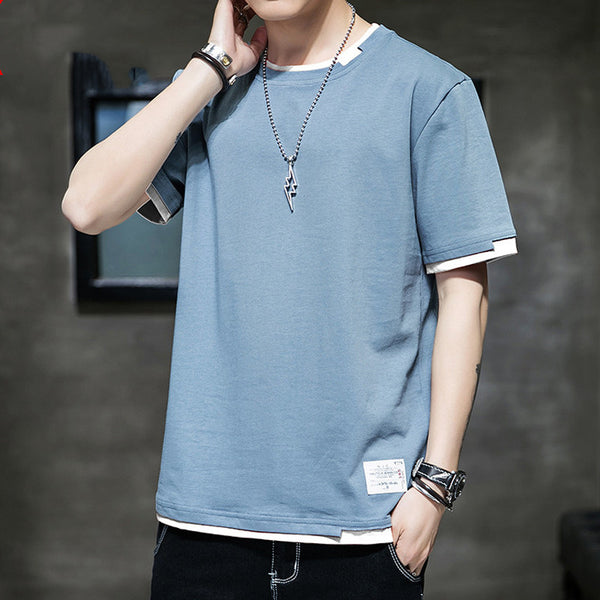 TB Summer Men's Short Sleeve T-Shirt Casual Comfort Essential