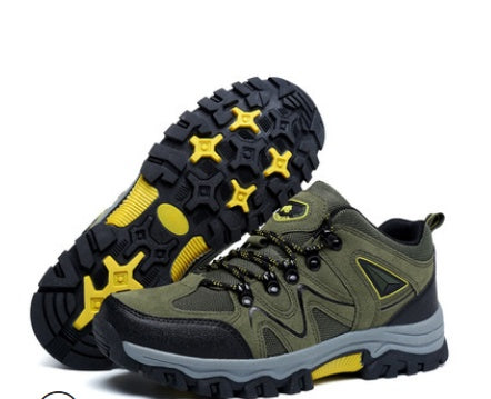 TB Outdoor Adventure: Waterproof Non-Slip Low-Cut Hiking Shoes