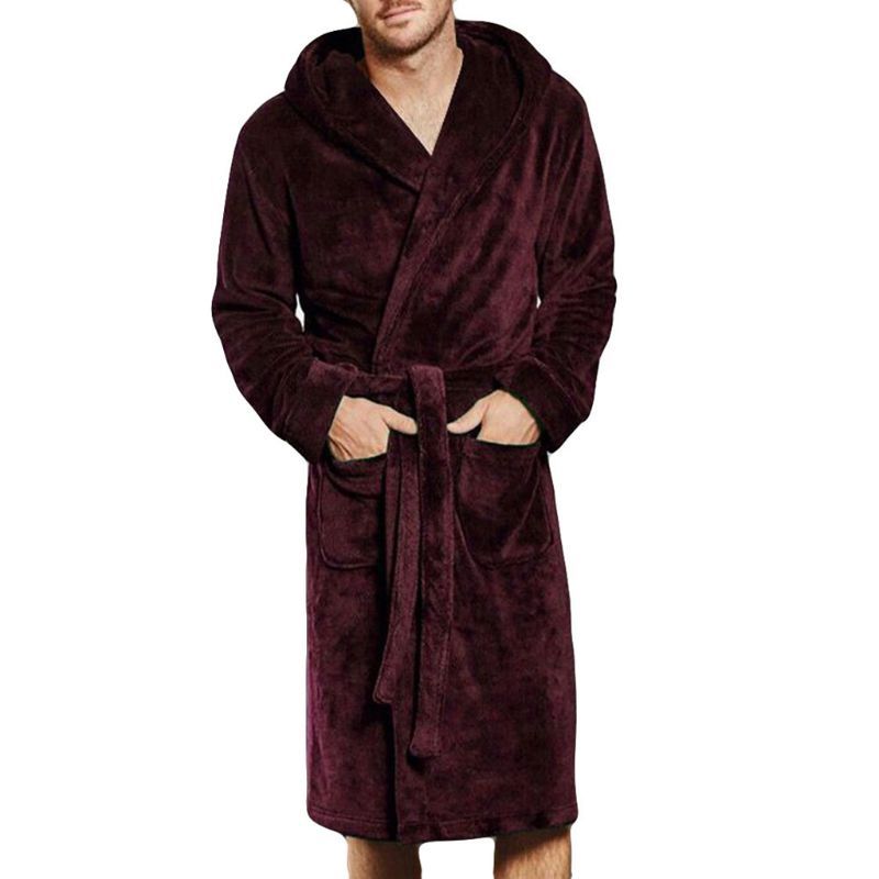 Luxury Unisex Nylon Hooded Robe by TB Fashion Lounge in Style