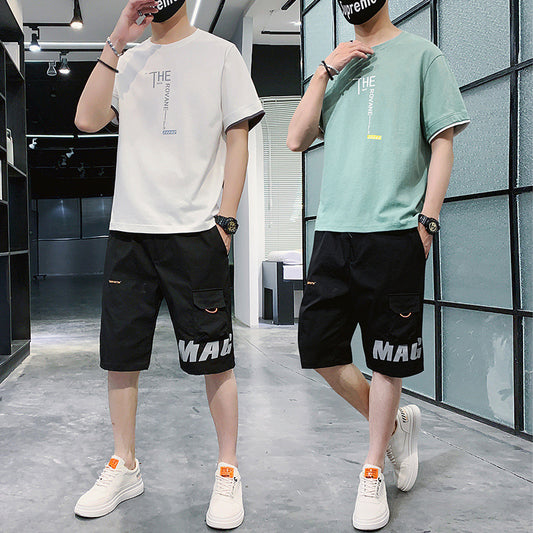 TB Summer Men's Tee Hip-hop Style Casual Sportswear