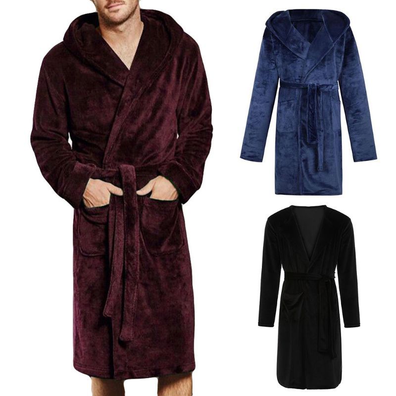 Luxury Unisex Nylon Hooded Robe by TB Fashion Lounge in Style