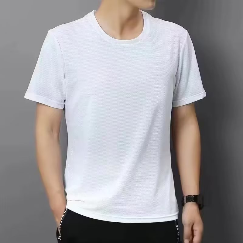 TB Summer Leisure Set: Men's Short-Sleeved T-Shirt & Sports Shorts Ensemble