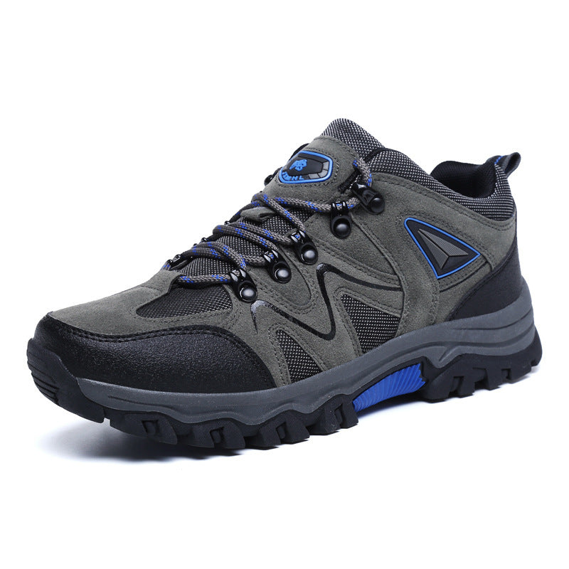 TB Outdoor Adventure: Waterproof Non-Slip Low-Cut Hiking Shoes